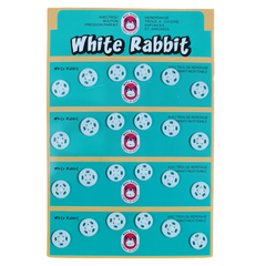 Dikmeli Plastik Çıtçıt 10mm - 24 / 48 adet Dikmeli Beyaz Çıtçıt