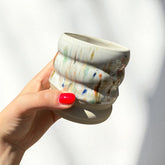 Handgemachte Keramiktasse - Konfetti Cup