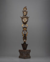 Elegant Tibetan Phurba | Ritualistic Tool for Spiritual Practice