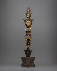 Elegant Tibetan Phurba | Ritualistic Tool for Spiritual Practice