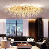 Ceiling Luxury Gold Crystal LED Chandelier ChandeliersLife®