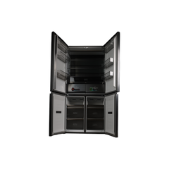 Réfrigérateur Multi-Portes 591 L Reconditionné HISENSE RQ768N4GBE : vue de l'intérieur