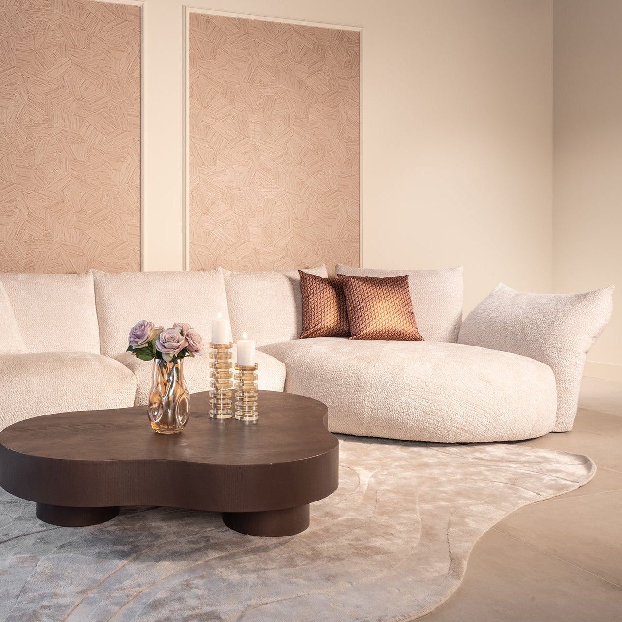 Richmond Interiors Sofa Loyd lovely cream (Be Lovely 11 Cream) 4-Sitzer Sofa Richmond Interiors