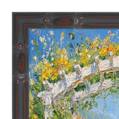 14x18 Frame Slim Dark Bamboo Wood Picture Frame Boho