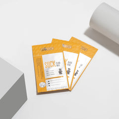 Suck Black Head Mask – Deep Cleansing with Bamboo Charcoal & Sodium Hyaluronate – Removes Blackheads, Dirt & Oil for Clear, Smooth Skin – 4pcs/pack