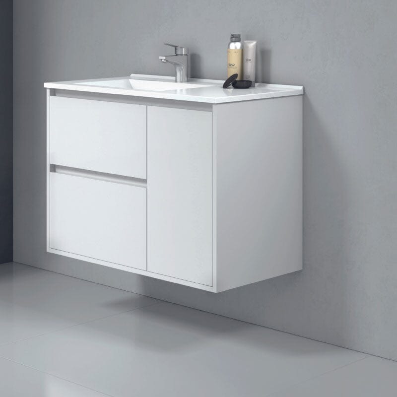 Mueble de Lavabo suspendido TAGUS - 80 cm de ancho - Entorno baño