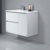 Mueble de Lavabo suspendido TAGUS - 80 cm de ancho - Entorno baño
