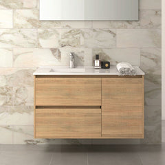 Mueble de Lavabo suspendido TAGUS - 80 cm de ancho - Entorno baño