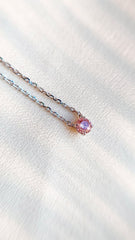 Taffy Necklace 0.31ct 18K White Gold