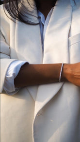 Francine Round Prong Tennis Bracelet