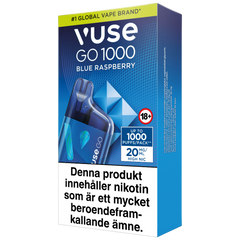 Vuse Go Box 1000 Blue Raspberry 20mg