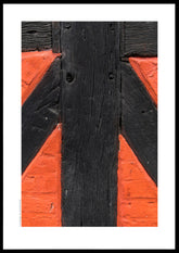 Plakat med bindingsværk