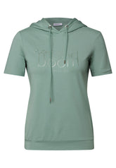 Cecil Damen T-Shirt mit Kapuze XXL grün