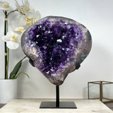 Impresive Large Amethyst Geode with Unique huge Shinny Crystals - MWS1804