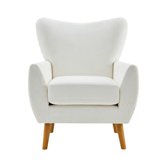 Alia Accent Chair - Chenille Ecru - DUSK