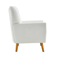 Alia Accent Chair - Chenille Ecru - DUSK
