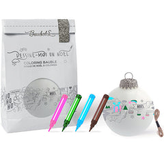 Boule de Noël à colorier