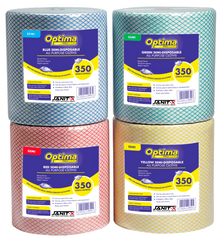 Ramon Hygiene Optima All Purpose, Non Woven Cloth Roll 350 Sheet {Yellow}