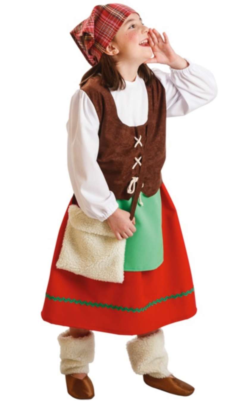 Disfraz de Pastora Asturiana para bebé I Don Disfraz