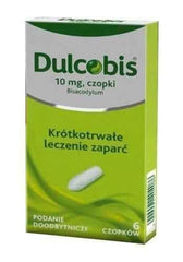 Dulcobis 0.01g rectal suppositories x 6 pieces UK