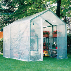 Serra da Giardino a Casetta in PVC con Telo Rama Bucaneve Verde