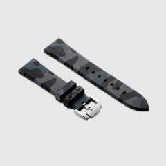 FKM Rubber Strap for Patek Philippe Calatrava - Carbon Camo