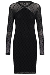 Hype The Detail - Mesh Dress - 9 Black Kjoler
