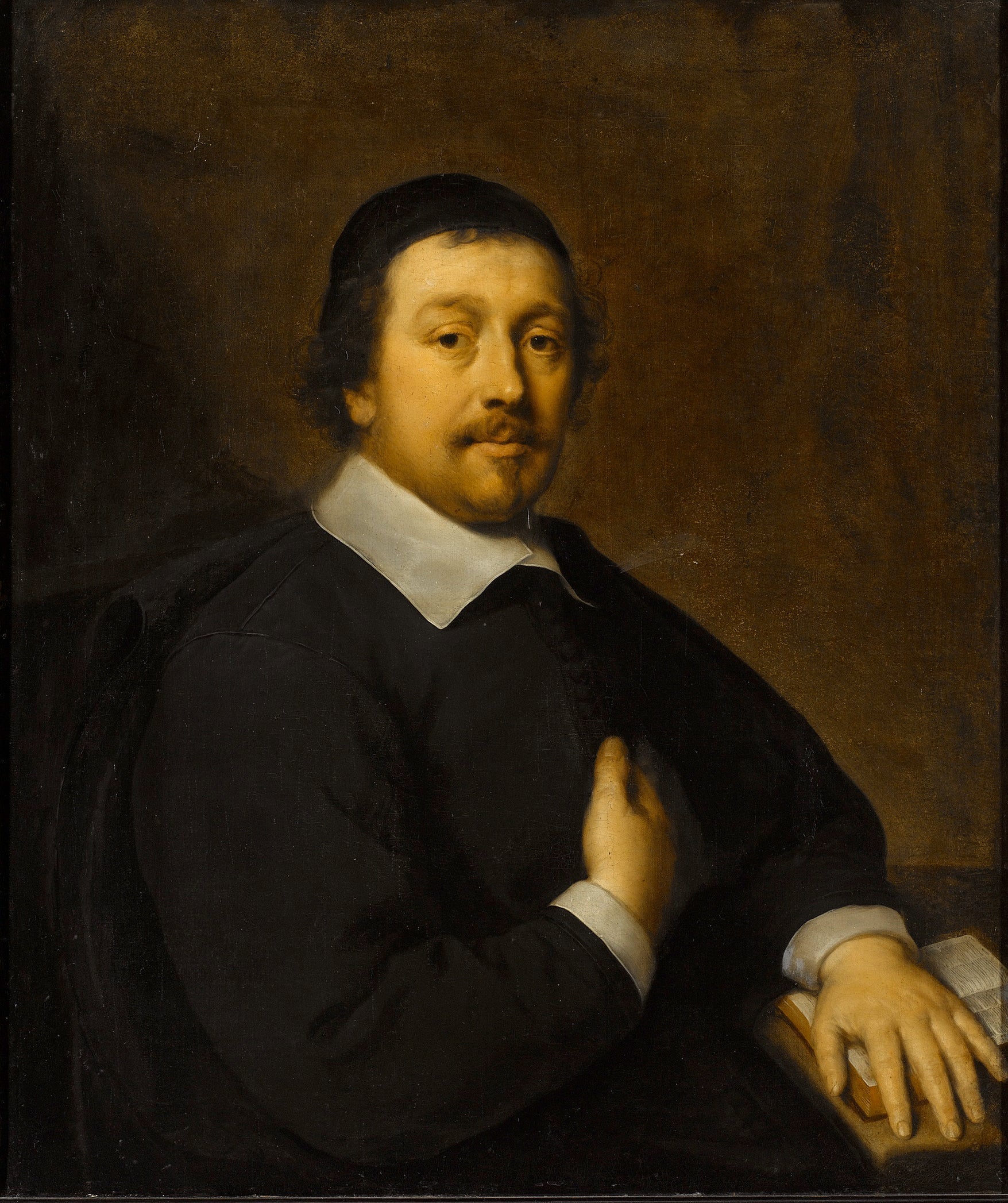 Portrait of Johan van Someren (1622-76), Cornelis Jonson van Ceulen (I), 1650 Canvas Print