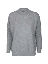 Lysegrå Vanessa Månestråle Cashmere Strik 0/XS Månestråle