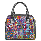 Mandala Tile Bohemian Pattern Print Shoulder Handbag