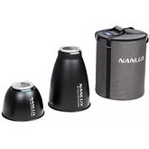 NANLUX - RF-NLM-30/60-EV2400 - NL Mount 30°& 60° Dual Reflector Kit for Evoke 2400B with Fabric Covered Drum Case