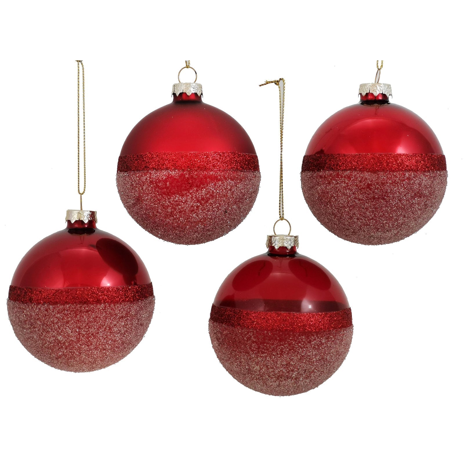 Palline in vetro "Rosso" per albero di Natale moderno ed elegante Casa e cucina/Decorazioni per interni/Addobbi e decorazioni per ricorrenze/Decorazioni natalizie/Addobbi e decorazioni/Palle e palline MagiediNatale.it - Altamura, Commerciovirtuoso.it