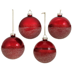Palline in vetro "Rosso" per albero di Natale moderno ed elegante Casa e cucina/Decorazioni per interni/Addobbi e decorazioni per ricorrenze/Decorazioni natalizie/Addobbi e decorazioni/Palle e palline MagiediNatale.it - Altamura, Commerciovirtuoso.it