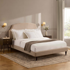 Surrey Bed Frame - Chocolate Stripe - DUSK