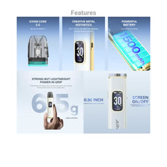 Voopoo Argus G3 Pod Vape Kit Features.