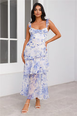 Refreshing Oasis Maxi Dress Blue
