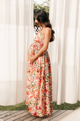 Madeira Dress - Orange Floral