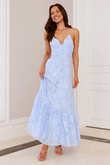 Elara Maxi Dress Blue