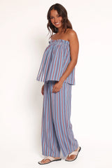 Zemira Pants - Blue Stripe