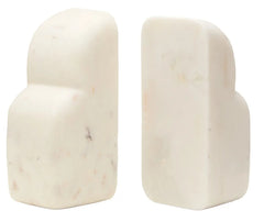 Wave Marble Bookends