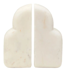 Wave Marble Bookends
