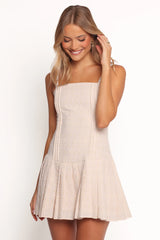 Zephyra Mini Dress - Cream