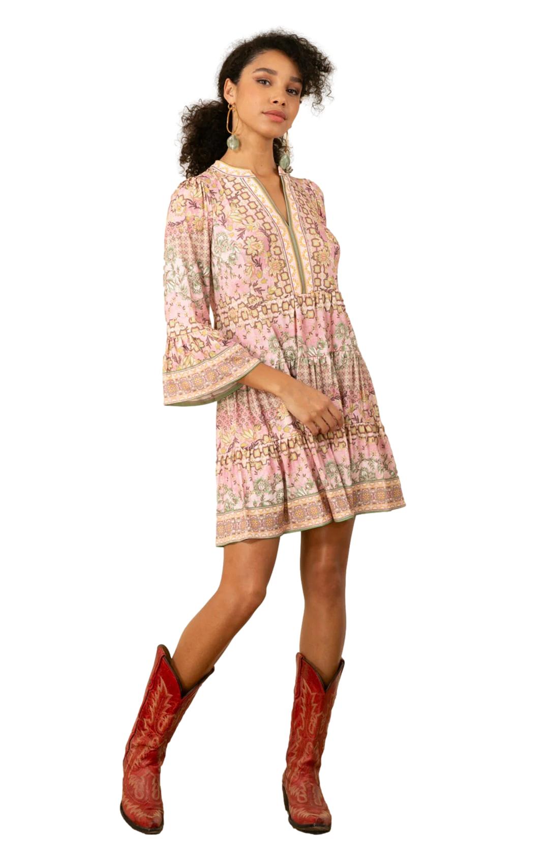 Hale Bob MABEL DRESS Kjole Rosa - chrismoa.no