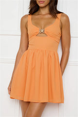 Sea Star Mini Dress Orange