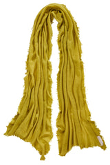 Kaschmirschal Sommer Grün – einfarbig, 100 % Cashmere | PURSCHOEN