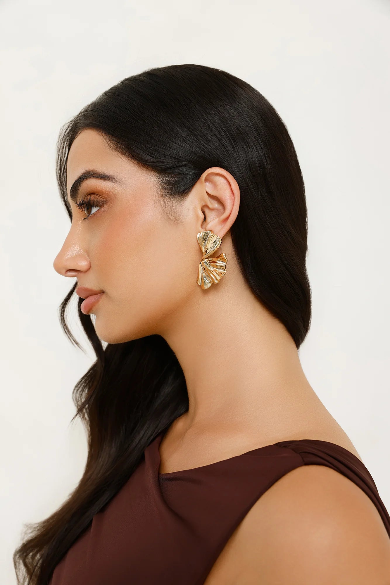 Playful Luxe Earrings Gold