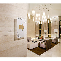 DURABLE Türschild CRYSTAL SIGN 482519 210x297mm transparent