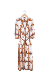 Robe longue imprimé bandana