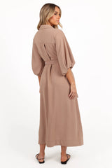 Zanita Midi Dress - Toast