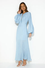 Daydream Retreat Midi Dress Blue